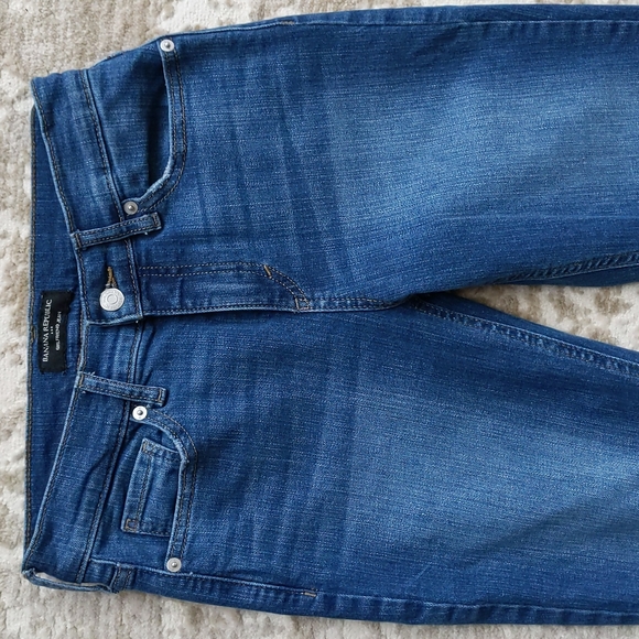 Banana Republic Girlfriend Distressed Jeans 25 / 0 Blue - Picture 5 of 16